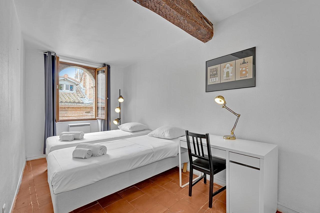 Le Regans - Charmant Appartement En Tomette Toulouse Ngoại thất bức ảnh